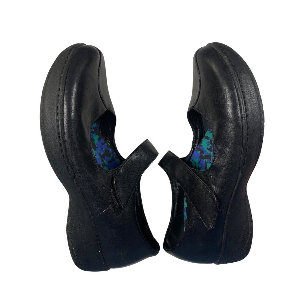 DANSKO Sonoma Annie ~ Black Leather Mary Janes Clogs Comfort Shoes Women's 41 * - Picture 6 of 11
